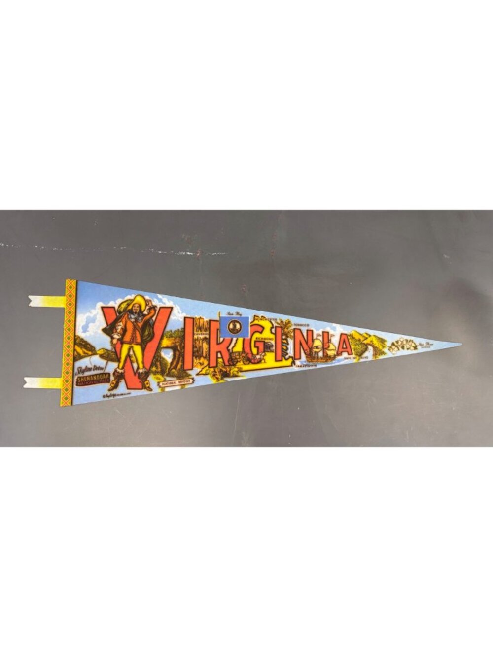 Vintage Virginia state pennant